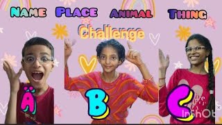 NAME PLACE ANIMAL THING CHALLENGE 😁✨🔥🎉 funny comedy challenge friends [upl. by Eiznik]