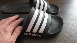 Mens Adidas Adilette Cloud Foam Shower Slide 1 Year Review [upl. by Falcone492]