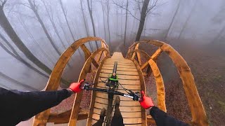 The Most Unique Bike Park Ive Ever Ridden [upl. by Brittain]