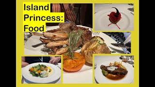 Island Princess Food [upl. by Elwaine]