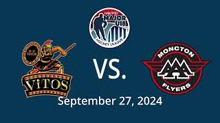 Moncton Flyers vs Saint John Vitos [upl. by Anayt]