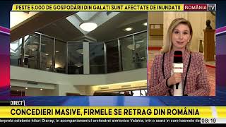 concedieri masive firmele se retrag din romania [upl. by Ines664]