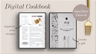 Digital Recipe Book for iPad • GoodNotes Tutorial • Keep your family recipes organized and alive [upl. by Tacye]