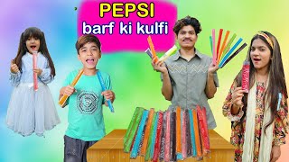 PEPSI Barf ki kulfi Funny Comedy Video 😁🤣  MoonVines [upl. by Avilo38]