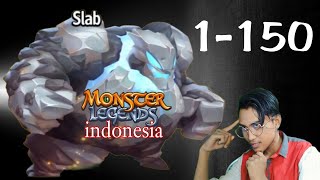 Slab level 1150 Monster legends INDONESIA [upl. by Atirec]