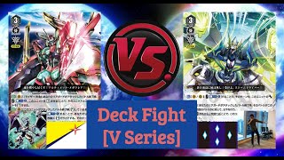 V Series Raizers VS Tetradrive Dragon Deck Fight [upl. by Nus]