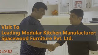 Visit To Leading Modular Kitchen Manufacturer  Spacewood Furniture Pvt Ltd [upl. by Luca595]