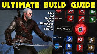 Witcher 3  The BEST Build for Every Witcher Armor [upl. by Birck91]