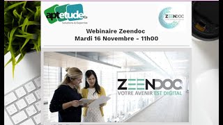 WEBINAIRE APTETUDE CO  Replay du webinaire ZEENDOC  16112021 [upl. by Mitran]