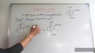 Synthesis of vanilin [upl. by Aida]