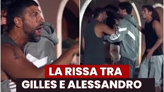 La Talpa rissa tra Gilles Rocca e Alessandro Egger “Hai spaventato le ragazze” [upl. by Orland892]