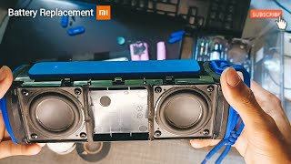 Xiaomi Portable Bluetooth Speaker 16W Battery Replacement  Nelodz TV [upl. by Immat]