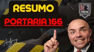 🔴RESUMO PORTARIA 166🔴 [upl. by Ambrogino]