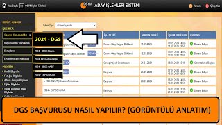 2024 DGS BAŞVURUSU NASIL YAPILIR GÖRÜNTÜLÜ ANLATIM DİKEY GEÇİŞ SINAVI NEDİR [upl. by Macy]