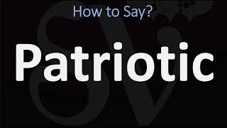 How to Pronounce Patriotic CORRECTLY [upl. by Ztnaj]