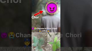 😈😭Chandan ki Tree Chori police 🚓🚨🚓 shortvideos minivlog [upl. by Octavian278]