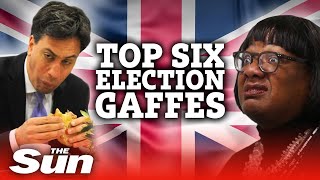 Top 6 election gaffes of all time [upl. by Leirbma]