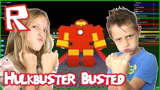 Hulkbuster Busted  Roblox Superheros with KarinaOMG [upl. by Benilda]