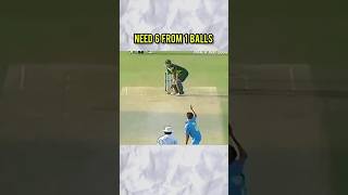 When Pakistan Needs 6 Runs On Last Ball 😳 Ind vs Pak [upl. by Palmore637]