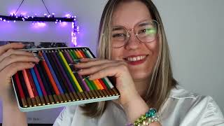 ASMR Drawing Your Pencil Portrait pencil measuring whispered pencil against watercolor paper [upl. by Story]