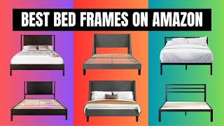 Best Bed Frames On Amazon 2024 [upl. by Llehcam]