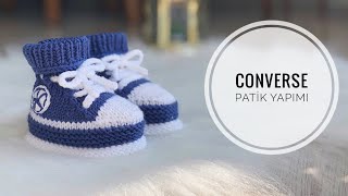 CONVERSE BEBEK PATİK YAPIMI [upl. by Llerihs]