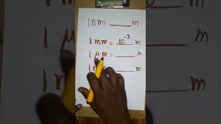 nanometer to meter micrometer to meter millimeter to meter [upl. by Yasmar861]