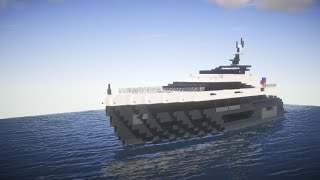 Minecraft How to Build a Yacht in Minecraft  Minecraft Yacht Tutorial [upl. by Ellerehc]