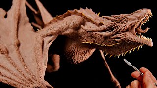 Sculpting DRAGON in Clay  Game of Thrones  1K SPECIAL [upl. by Bili]