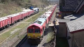 peak forest Cemex sidings Buxton 220421 [upl. by Thirza]