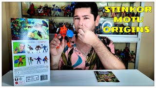 STINKOR MOTU ORIGINS REVIEW WAVE 6  MASTERS OF THE UNIVERSE [upl. by Gadmann]