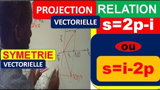 Relation entre projection vectorielle et symétrie vectorielle [upl. by Cormier]