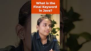 What is Final Keyword in Java  Java Interview Question  shorts kiransir [upl. by Melantha]