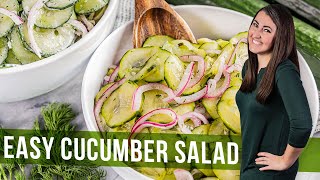 Easy Cucumber Salad [upl. by Coheman]