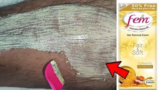 The Best Body Hair Removal Products for Sensitive Skin  Fem Hair Removal Cream Review [upl. by Bastian]