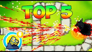 Top 5 BEST Strategies in Bloons TD6 [upl. by Beverie]