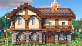 How to Build a Medieval House in Minecraft [upl. by Thackeray]