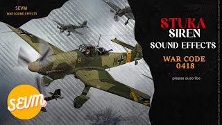 War Sound Effect  Stuka Siren Sound Effect 0418 no copyright [upl. by Roley]