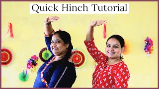 Quick Hinch Tutorial  Garba Tutorials garbasteps ytshorts [upl. by Sunday]