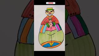 Roly Poly toy  Dancing toy clown  Top Clown toy for children  Rock n roll  Joker shorts [upl. by Hayott272]