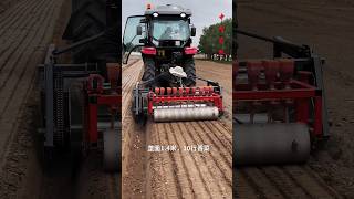 seedbed ridging machineherbal vegetable seedbed ridging amp pressing machine riding sowing machine [upl. by Nert56]