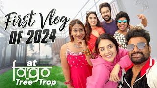 First Vlog of 2024 At Fargo Tree Trop  Sreemukhi [upl. by Tnomal]