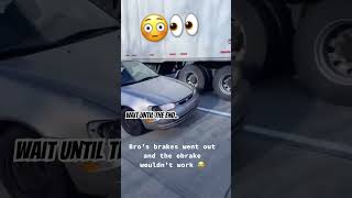 Man Cars Get Hits By BigTruck🚛😳👀 shorts foryou reccomend suggest viral explore fyp [upl. by Elbart]