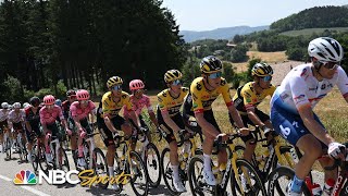 2022 Critérium du Dauphiné Stage 1  EXTENDED HIGHLIGHTS  6522  NBC Sports [upl. by Rollie]