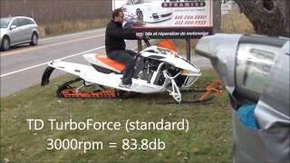 2012 Arctic Cat Procross 1100 turbo Muffler testing [upl. by Whittaker]