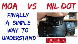 Simple to understand MOA vs MIL optics [upl. by Jacobah922]