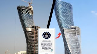 Building the Impossible leaning Tower  Capital Gate Abu Dhabi  Mini Documentary [upl. by Ansilma]