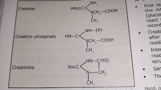 structural formulae of creatinecreatine phosphate and creatininebiochemistry explained in Hindi [upl. by Aehta]