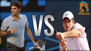 Roger Federer Vs Blaz Kavcic Australian Open 2014 Highlights [upl. by Asiulana856]