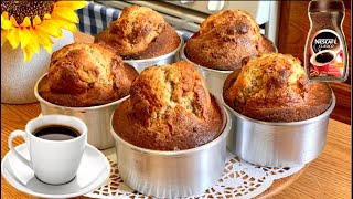 Mantecadas de leche condensada facil y esponjosas con cafe instantaneo😋 [upl. by Yereffej]